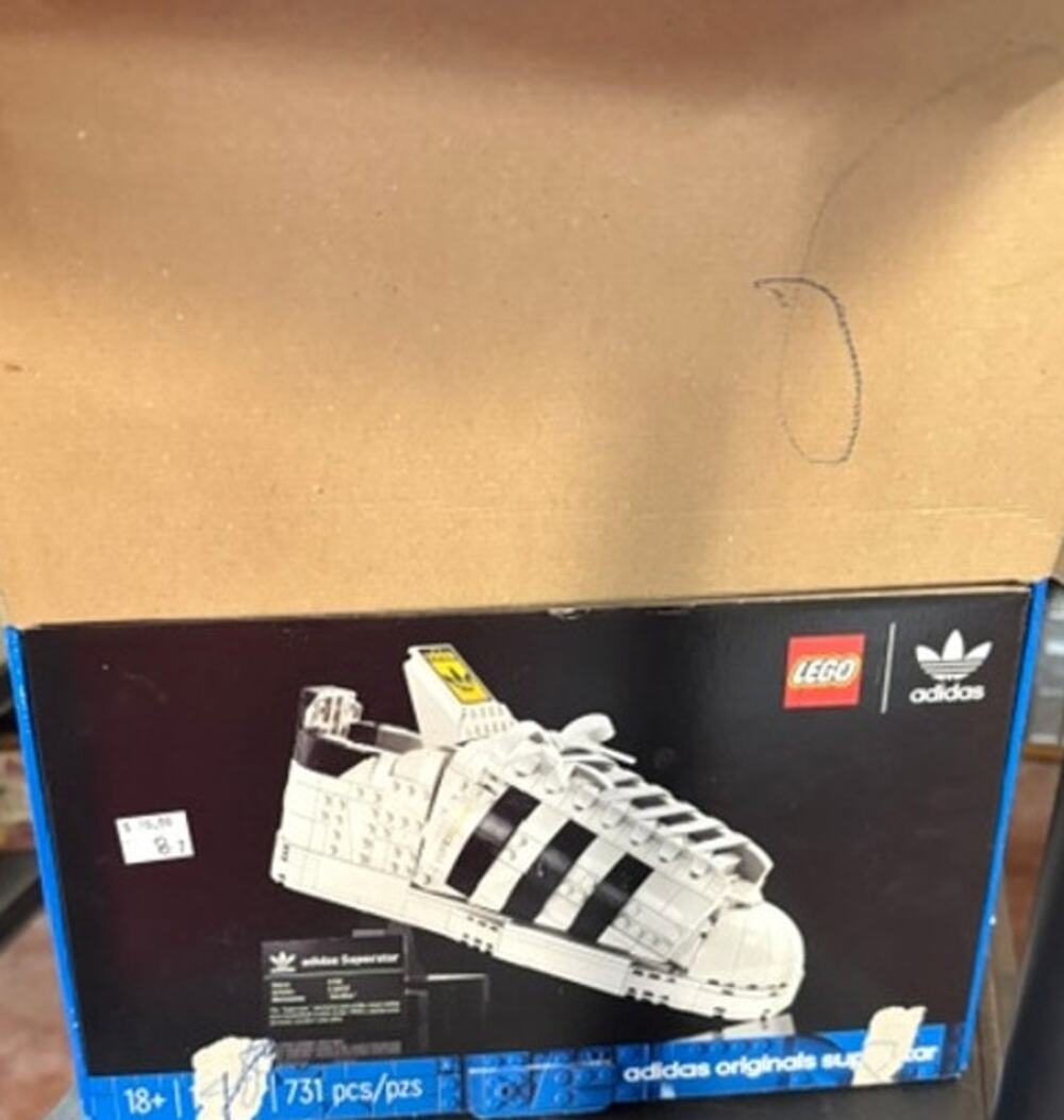 LEGO Icons Adidas Originals Superstar 10282 731-Piece Retired Sneaker Set w/ Box